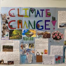 Climate change poster