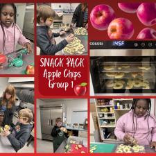 students making apple chips 2