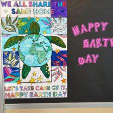 Earth day bulletin board